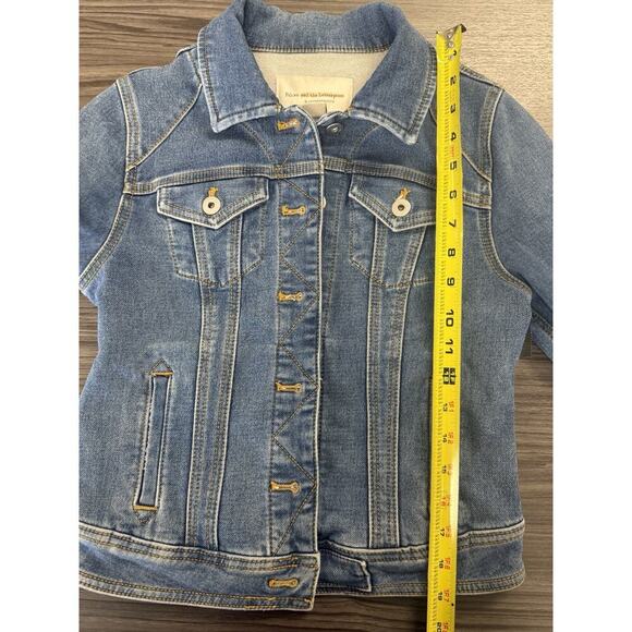 Pilcro and the Letterpress by Anthropologie Blue Denim Jacket Womens Size XS EUC - Picture 12 of 12
